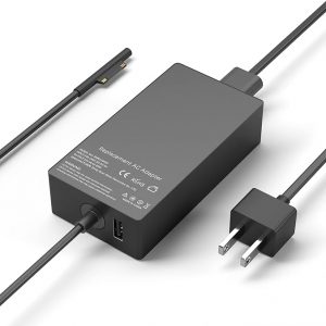 65W Surface Pro Charger Compatible with Microsoft Surface Laptop 2 3, Surface Pro X 11 10 9 8 7 6 5 4 3, Surface Go 2 Go 3, Surface Book 1 2 Microsoft Surface Charger Power Supply Adapter