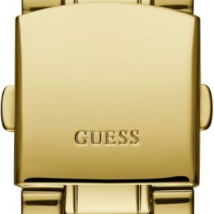 Guess Reloj de acero inoxidable con esfera de diamante genuino