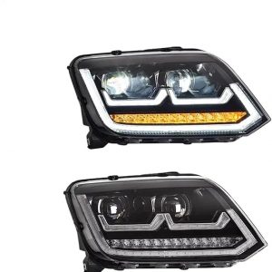 Car Model Parts Compatible For AMAROK Pick-up 2010-2020 Head Lamps Or Headlight Dual Projector FACELIFT