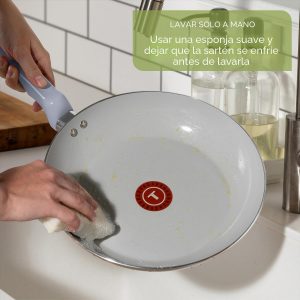 T-Fal Refresh - Juego de utensilios de cocina antiadherentes de cerámica, 20 piezas, apto para horno hasta 350 °F, olla de cocina, ollas y sartenes de cerámica, sartenes, plancha, utensilios, verde