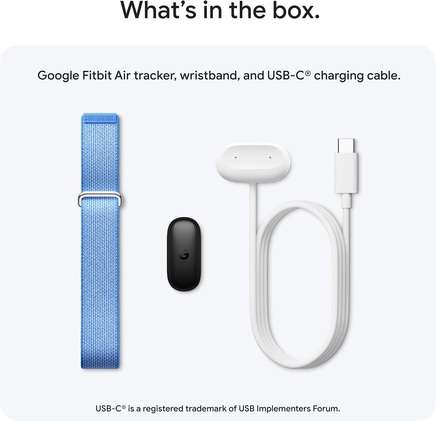 Google Fitbit Air - Screenless Activity Tracker with Fitness, Heart Rate, and Sleep Tracking - Personalized AI-Powered Coaching - Up to 7 Days’ Battery Life - Works with iOS and Android - Obsidian