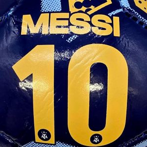 Icon Sports Argentina National Football Team Soccer Ball Ball- Messi 10 Size 2 Ball - Navy
