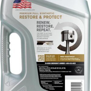 Valvoline Restore & Protect Full Synthetic 5W-30 Motor Oil 5 Quart