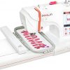 Poolin EOC05 Embroidery Machine for Beginners, 4" x 9.25" Embroidery Area | 7" Touchscreen, WiFi and USB Design Transfer, 2 Embroidery Hoops and Starter Kit Included