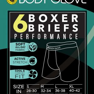 Body Glove Calzoncillos Tipo Bóxer para Hombre Paquetes Múltiples, Ropa Interior de Rendimiento de Ajuste Seco, Bóxers Atléticos Activos Transpirables con Estiramiento