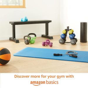 Amazon Basics - Mancuerna de entrenamiento de fácil agarre, con revestimiento de neopreno, disponibles en varios juegos y pesos