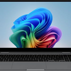 Samsung PC Galaxy Book5 360 Copilot+ de 15.6 pulgadas, portátil empresarial AI, Windows 11 Pro, procesador Intel Core Ultra 7 256V, pantalla táctil FHD AMOLED, 16GB/512GB, modelo 2025, NP754QHA-KA2US