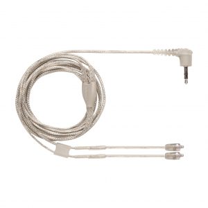 Shure Earphone Replacement Cable for SE Sound Isolating Earphones with MMCX Connection Detachable Cables (SE215, SE315, SE425, SE535, SE846) - 46-inches Long, Clear (EAC46CLS)