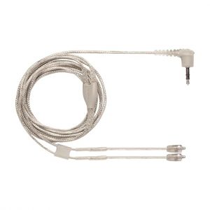 Shure Earphone Replacement Cable for SE Sound Isolating Earphones with MMCX Connection Detachable Cables (SE215, SE315, SE425, SE535, SE846) - 46-inches Long, Clear (EAC46CLS)