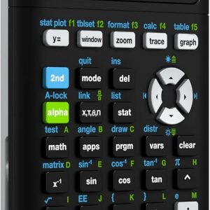 Calculadora gráfica TI84PLSCEBLUBRY de Texas Instruments, Negro
