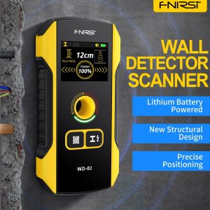 Escáner de Pared Premium Detector de Vigas, Detector Electrónico de Vigas de Pared para Madera, Vigas de Metal, Cables de CA, Vigas, Tuberías, Alambre y Detector de Vigas de Tubería de Agua, Orificio