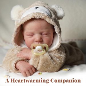 BABESIDE Lifelike Reborn Baby Dolls Boy - 17-Inch Baby Soft Body Realistic-Newborn Baby Doll Silicone Full Body Vinyl Real Life Baby Dolls with Toy Accessories for Kids Age 3+