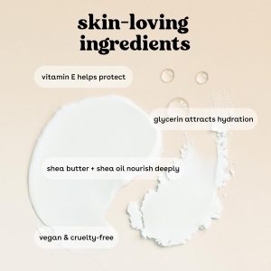 eos Shea Better Loción corporal Vanilla Cashmere, cuidado de la piel con humedad las 24 horas, ligera y no grasosa, karité natural, vegano, loción corporal de vainilla, 16 onzas líquidas
