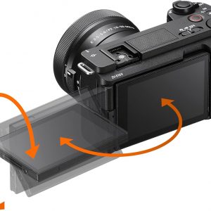 Sony Alpha ZVE10 II - APS-C - Cámara con lente intercambiable, sin espejo, para creadores de contenido - color negro - con lente | 26MP Aps-C Exmor R Sensor, 4k/60p Video, Fast Hybrid Af, Vari-Angle Flip-Out LCD, Includes E Pz 16-50mm Oss Ii Lens