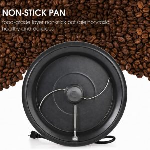 Upgrade Coffee Roaster Machine for Home Use, 110V Household Electric Coffee Bean Roaster with Timer 1200W Roasting Machine Peanut Bean Home Coffee Roaster