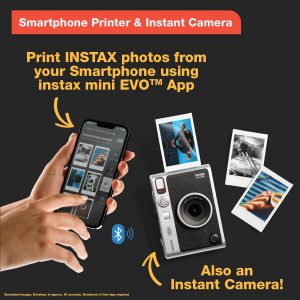 Fujifilm Instax Mini EVO - Cámara instantánea
