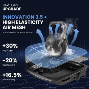 MOJAY Ergonomic Office Chair with Footrest | Big and Tall Design, High Back, 6D Armrest, 3D Headrest, Swivel Rolling, Home Office Use
