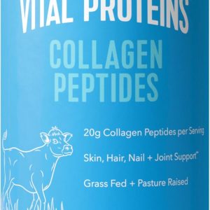 Vital Proteins Péptidos de colágeno en polvo, promueve la salud del cabello, las uñas, la piel, los huesos y las articulaciones, sin sabor 9.33 onzas