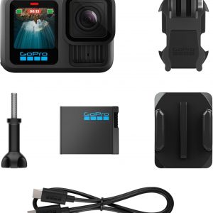 GoPro HERO13 Black - Waterproof Action Camera with 5.3K60 Video, 27MP Photo + Compatability with HB-Series Lenses