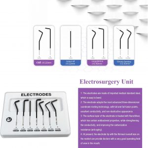 LK-U34pro: Sistema de corte de precisión de alta frecuencia de 30 W para aplicaciones médicas, estéticas y veterinarias - 7 puntas intercambiables