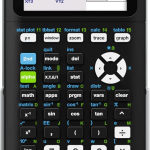 Calculadora gráfica TI84PLSCEBLUBRY de Texas Instruments, Negro
