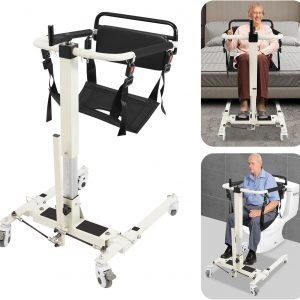 Patient Lift Transfer Chair, Portable Patient Lift Wheelchair, Lift Transfer Chair for Car with Wheels, Bedside for Households, Hospitals, Nursing Homes, Beds
