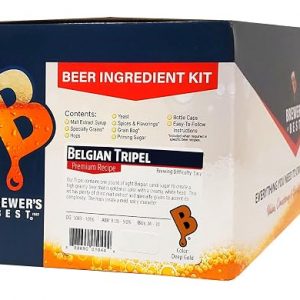 Brewer's Best - 1044 - Home Brew Beer Ingredient Kit (5 Gallon), (Belgian Tripel)
