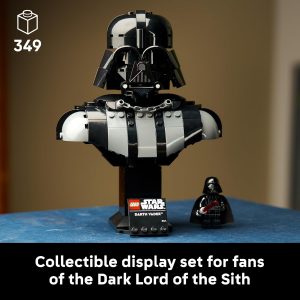 LEGO Star Wars Darth Vader Bust - Collectible Building Set for Adults, Ages 18+ - Star Wars Gift for Men & Women - with Darth Vader Minifigure - Bedroom or Shelf Decor - 75439