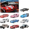 Hot Wheels HVX27 Fast and Furious 10 Pack de Vehículos de Juguete, Mini Coche para Niños de 3 Años y Más