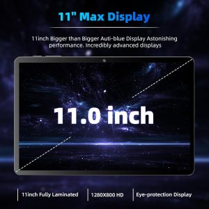 COLORROOM 2026 Android16 Tablet 11inch, Face Unlock, 18W Fast Charge,Black | 32GB+128GB+1TB Expand, Octa-core CPU, 8000mAh Large Battery, WiFi6, Touchscreen Display, Widevine L1 Tableta