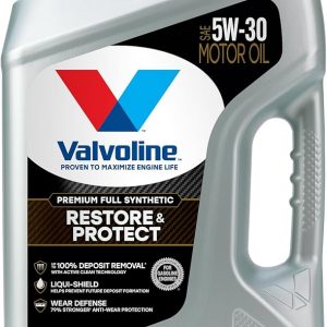 Valvoline Restore & Protect Full Synthetic 5W-30 Motor Oil 5 Quart