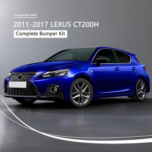 Complete Bumper Kit Compatible with 2011-2017 CT200H To 2020+ F-Sport Style Front