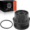 A-Premium Conjunto de Tapa de Carcasa de Filtro de Aceite 15620-37010, 1562037010 Compatible con Toyota Corolla, Corolla iM, Prius, Matrix y Lexus ES300, ES330, CT200h y Scion xD, iM y Pontiac Vibe