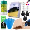 Rayyl Tattoo Practice Skin Transfer Paper Tool Kit - 344Pcs Include Tattoo Fake Skins with Transfer Paper Machine Covers Transfer Gel Ink Cups Grip Tapes Tattoo Kit for Beginners & Artists