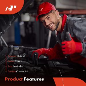 A-Premium Conjunto de Tapa de Carcasa de Filtro de Aceite 15620-37010, 1562037010 Compatible con Toyota Corolla, Corolla iM, Prius, Matrix y Lexus ES300, ES330, CT200h y Scion xD, iM y Pontiac Vibe