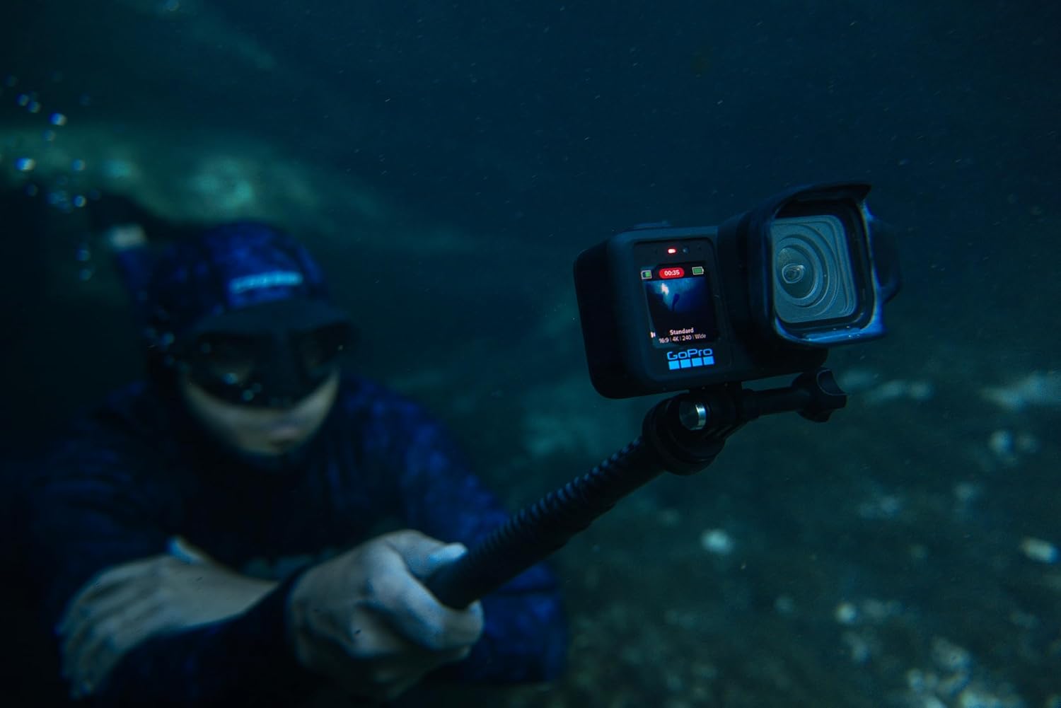 GoPro Mission 1 PRO - Compact Cinema Action Camera with 8K60 Video, 1" Sensor, Advanced Low Light Performance, 50MP Photos, 960fps Slo-Mo, HyperSmooth Stabilization