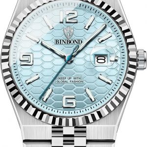 Mens Watches Stainless Steel Classic Business Waterproof Easy to Read Watch for Men with Date Chronograph Luminous Luxury Wrist Watches for Men