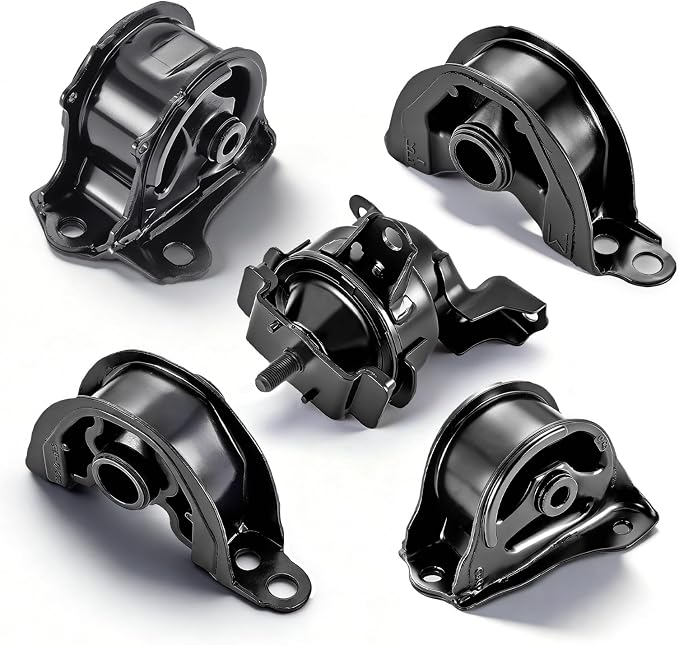 ENA Engine Motor Transmission Mount Set of 5 Compatible with Honda 1996 1997 1998 1999 2000 Civic 1.6L Front Rear Replacement for A6520 A6502 A6556 A6506 A6526