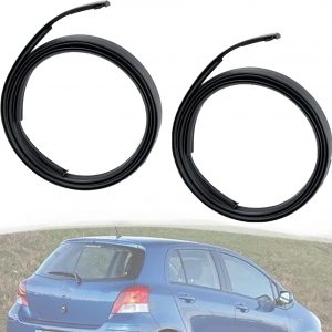 75551-52130 Pair Roof Drip Molding Strips Roof Molding Drip Weatherstrip Left and Right Side Fits for Toyota Yaris Hatchback 2006 2007 2008 2009 2010 2011 Replace 75551-52130