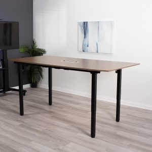 VIVO DESK-E-400B - Marco de escritorio eléctrico de 4 patas con motor dual para mesas de hasta 130 x 60 pulgadas y 352 libras, ajuste de altura del controlador de memoria, solo marco, negro, DESK-E-400B
