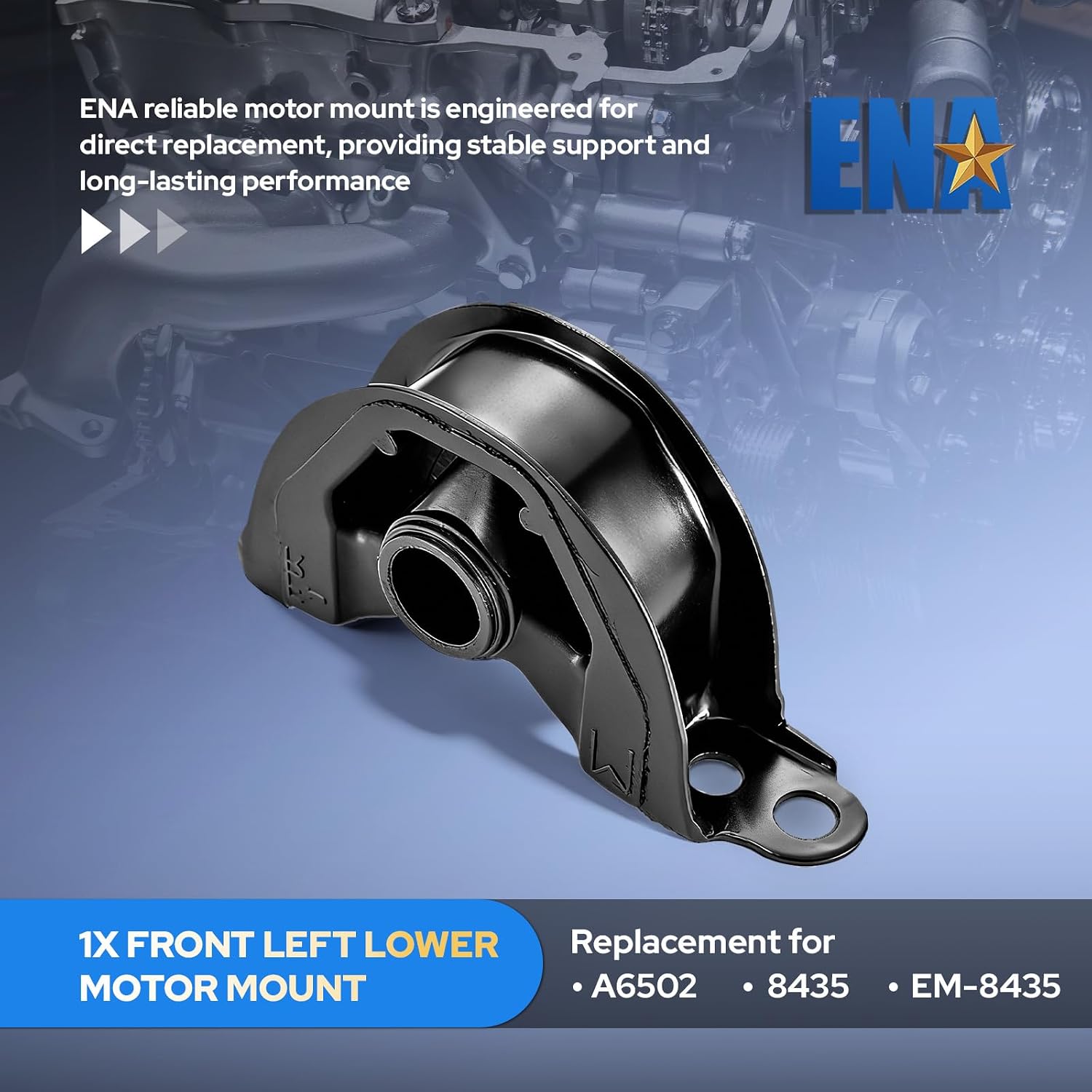 ENA Engine Motor Transmission Mount Set of 5 Compatible with Honda 1996 1997 1998 1999 2000 Civic 1.6L Front Rear Replacement for A6520 A6502 A6556 A6506 A6526