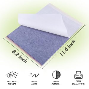 Rayyl Tattoo Practice Skin Transfer Paper Tool Kit - 344Pcs Include Tattoo Fake Skins with Transfer Paper Machine Covers Transfer Gel Ink Cups Grip Tapes Tattoo Kit for Beginners & Artists