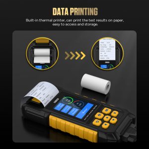 Probador de carga de baterías AUTOOL BT760 con impresora