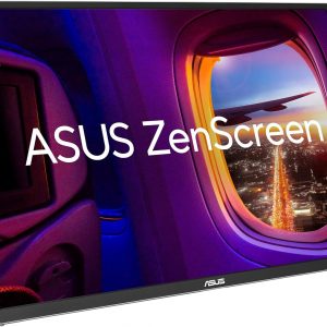 ASUS ZenScreen OLED 16 pulgadas 16:10 USB-C Monitor portátil (MQ16FC) - WUXGA (1920 x 1200), paso de potencia, rotación automática, trípode, mini-HDMI, 95% DCI-P3, sin parpadeo, luz azul baja