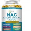 NAC Supplement N-Acetyl Cysteine | High Absorption NAC 1200mg Softgels for Liver & Kidney Detox, Immune Support & Antioxidants | Vegan Capsules | 2 Month Supply | Non-GMO | Gluten Free | 120 Count