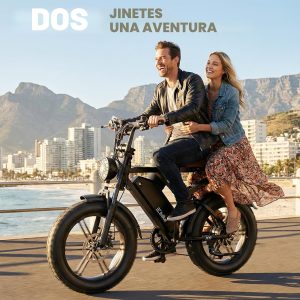 Bicicleta eléctrica para adultos, motor de pico de 1500 W, bicicleta retro E, rango de 65/120 millas, batería extraíble de 48 V 15 Ah, neumáticos gruesos de 20 x 4 pulgadas, suspensión completa