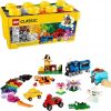 LEGO Classic Medium Creative Brick Box 10696 - Juego de bloques de construcción, con almacenamiento, incluye tren, automóvil y una figura de tigre, para personas de 4 a 99 años