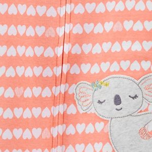 Simple Joys by Carter's Girls 3-pack Snug Fit Footed Cotton Pajamas