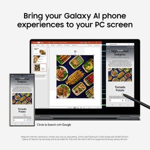 Samsung 16” Galaxy Book5 Pro 360 Copilot+ PC, AI Computer, Intel Core 7 Ultra Processor, 3K AMOLED (2880x1800) Touchscreen, S Pen,120Hz, Dolby Atmos, Student Laptop, Lightweight, All-Day Battery Life