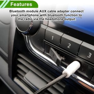 Arnés de radio estéreo para Mazda 3 2006 conveniente negro frontal Bluetooth AUX adaptador de música cable de plástico, metal 1 unids